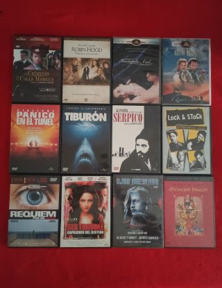 Dvd películas a 5€ unidad cine moderno