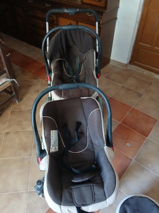 Carrito de bebé gemelar