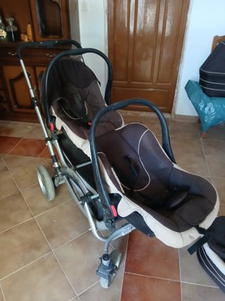 Carrito de bebé gemelar