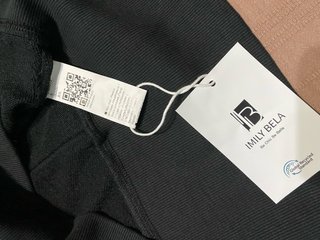 Sudadera Imily Bela Negra Talla M