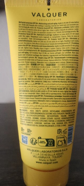 Valquer Hydra Sunscreen SPF 50+ Crema Facial