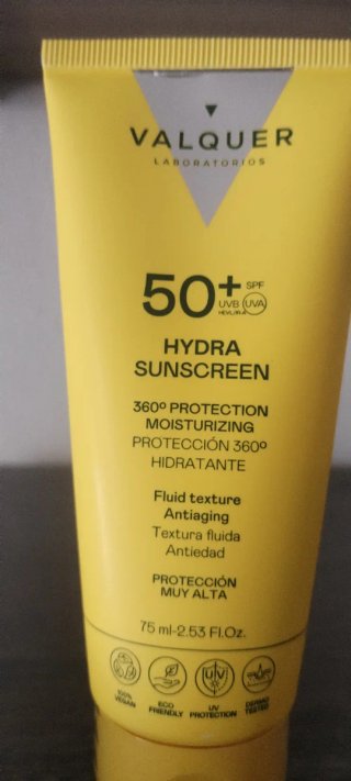 Valquer Hydra Sunscreen SPF 50+ Crema Facial