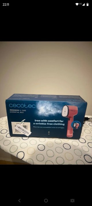 Cecotec Plancha Vertical Ironhero V-1500 Roja