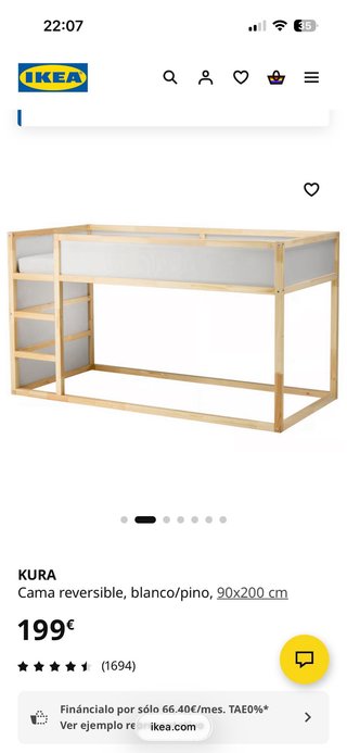 Litera 90x200 IKEA