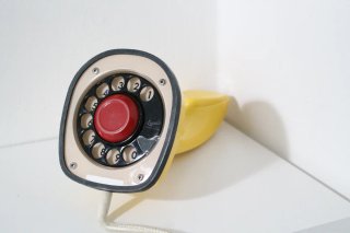 Ericofon Cobra LM Ericsson Telefono Vintage Giallo