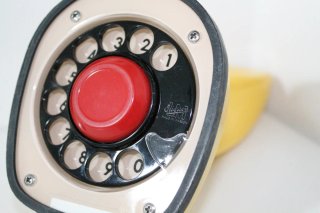 Ericofon Cobra LM Ericsson Telefono Vintage Giallo