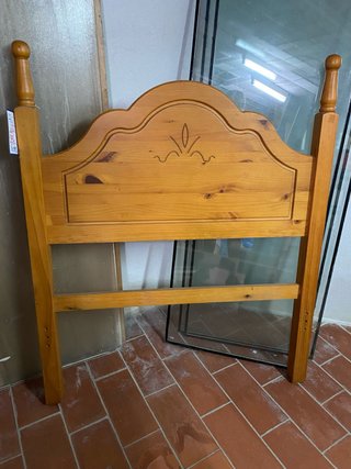 Cabezal  de madera de Pino Cama 90cm