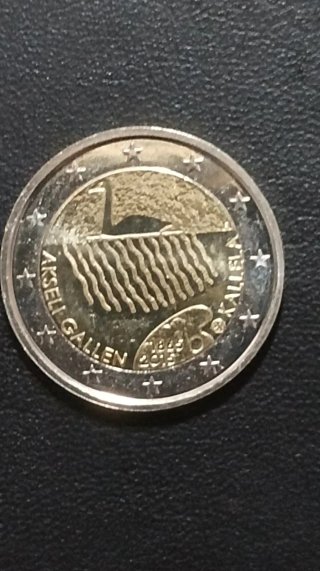 Moneda 2€ Finlandia Akseli Gallen-Kallela