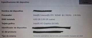 Portátil Asus F553M Blanco