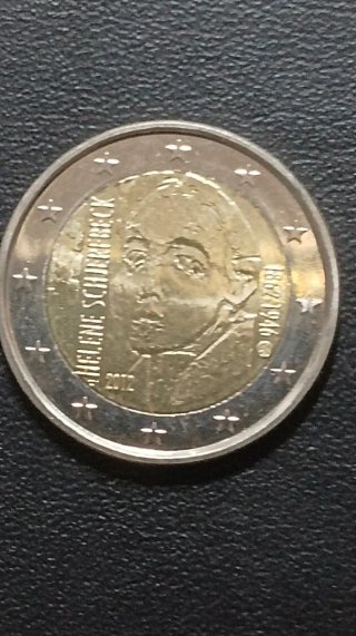 Moneda 2€ Finlandia Helene-Schröck-1862-1946