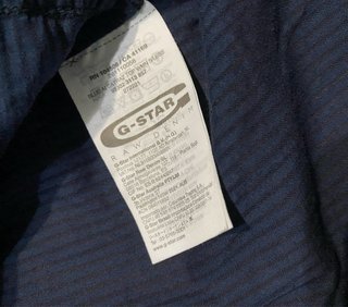Blusa G-Star RAW Algodón Rayas Azul
