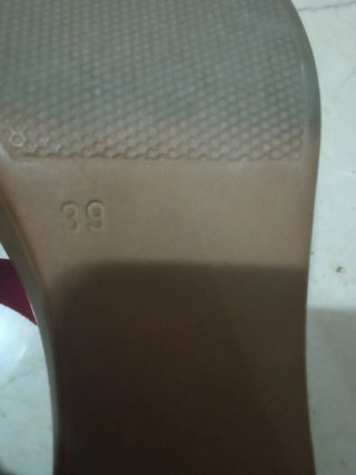 Sandalias Marila Piel burdeos Talla 39