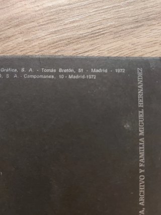 Disco Vinilo Joan Manuel Serrat y Miguel Hernández