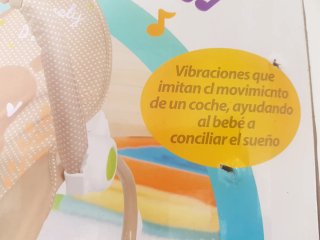 Hamaca Bebé Mundi Bebé con Vibración y Música