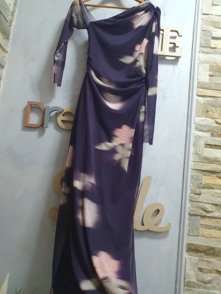 Vestido Zara Morado Talla M