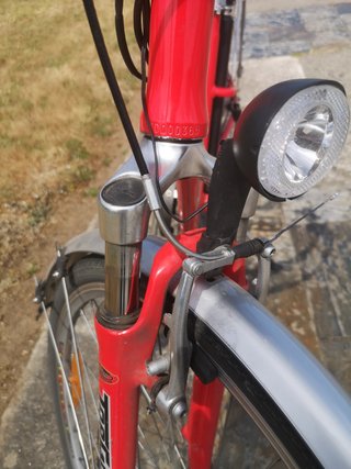 Bicicleta Eléctrica Roja 250w