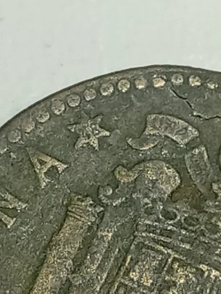 1 Peseta 1947 Estrella 48
