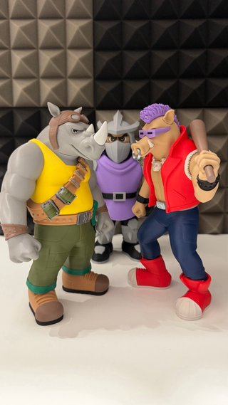 Bebop & Rocksteady TMNT Action Figures