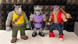 Bebop & Rocksteady TMNT Action Figures