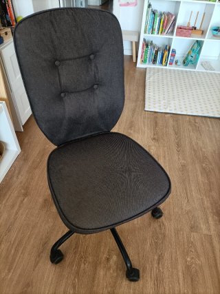 Silla de oficina Ikea gris