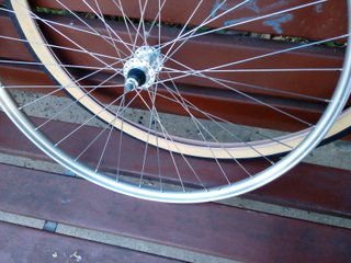 700 B freno varillas, bici antigua, ruedas nuevas