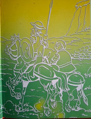 Cómic infantil de donde quijote de la mancha