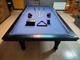 Mesa de billar de 9 pies convertible