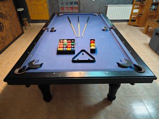 Mesa de billar de 9 pies convertible