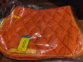 Sudadero caballo HKM Naranja