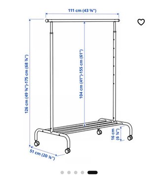 Burro para ropa Ikea