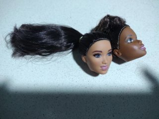 Cabezas de Muñeca Barbie (3 Unidades)
