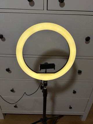 Aro Luz LED 12" +Trípode +Soporte Móvil Negociable