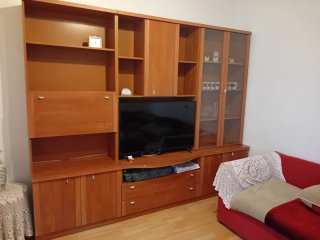 Vitrina desmontable 3 partes madera y cristal