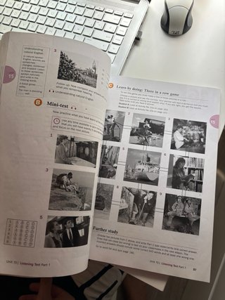Libro de inglés, universidad