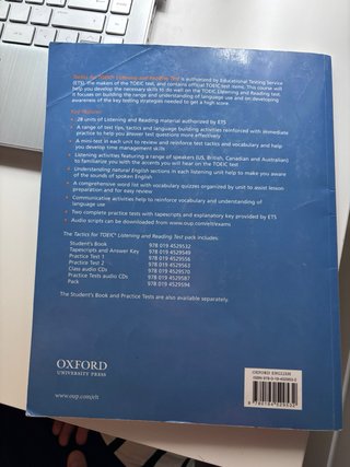 Libro de inglés, universidad