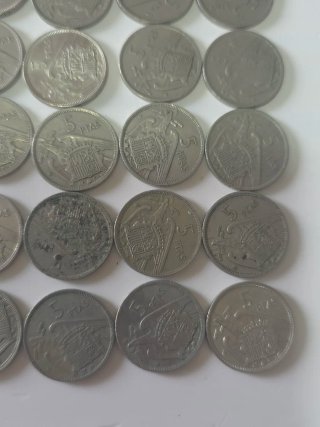 Lote de Monedas 5 Pesetas 1957