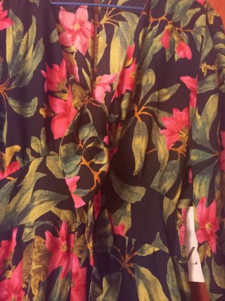 Mono Zara Largo Estampado Floral s