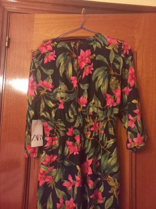 Mono Zara Largo Estampado Floral s