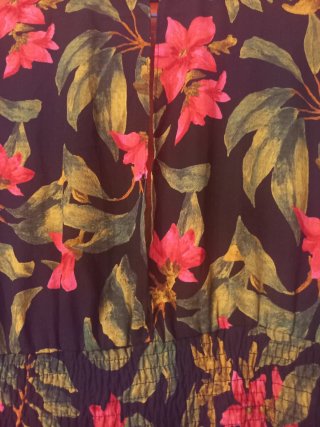 Mono Zara Largo Estampado Floral s