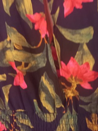 Mono Zara Largo Estampado Floral s