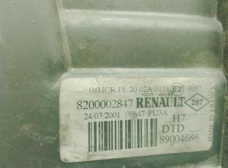 Faro renault 7701048931 8200002847 laguna 21105524