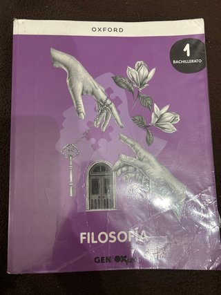 Filosofía 1º Bachillerato. Libro del estudiante...