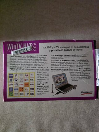 Sintonizadora TV Digital VHS USB Hauppauge WinTV-H