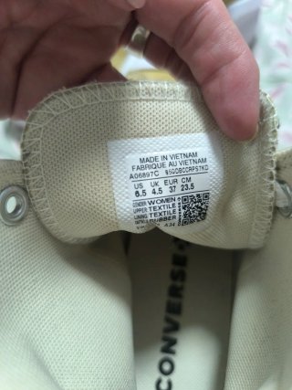 Converse mostaza mujer, solo una puesta