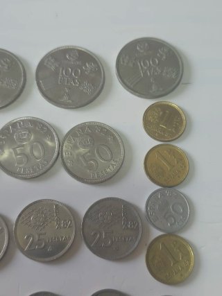 Lote de Monedas Mundial 82 españa