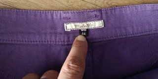 Pantaloncini viola donna