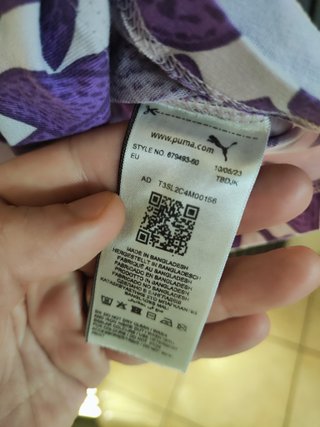 T-shirt Puma X Liberty Viola Taglia M