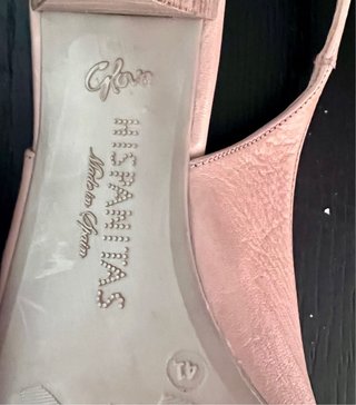 Zapatos Hispanitas Peep-Toe Piel Rosa Nude