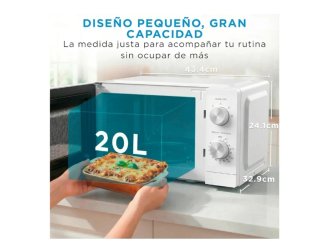 Microondas Midea 20L Blanco NUEVO