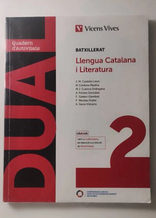 Llengua Catalana i Literatura DUAL 2 Batxillerat